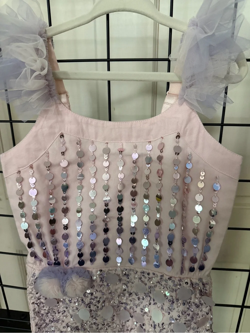 Lilac Sequin Tulle one piece by tutu du monde. Dress. Costume romper dance